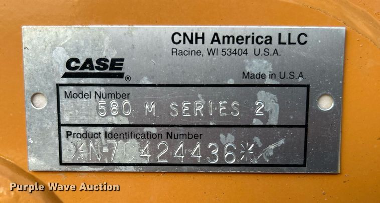 image for item OM9223 2007 Case 580M Series II  backhoe