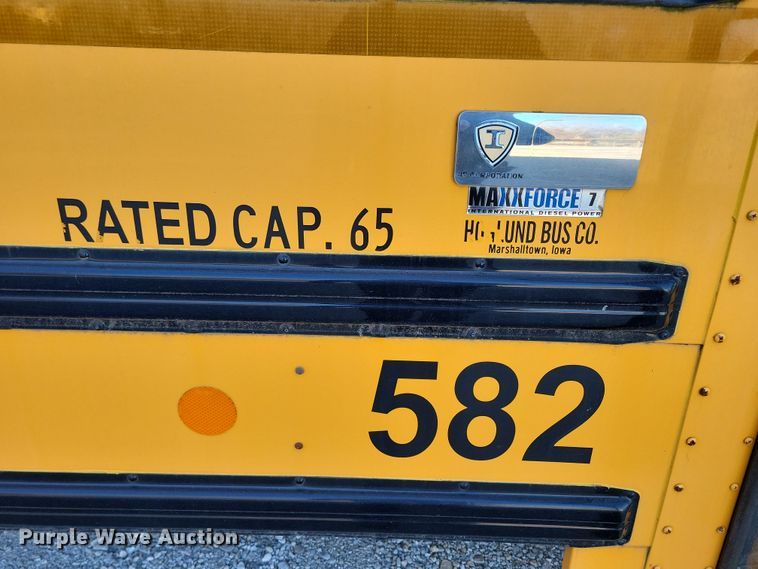 image for item DL7765 2012 International CE  school bus