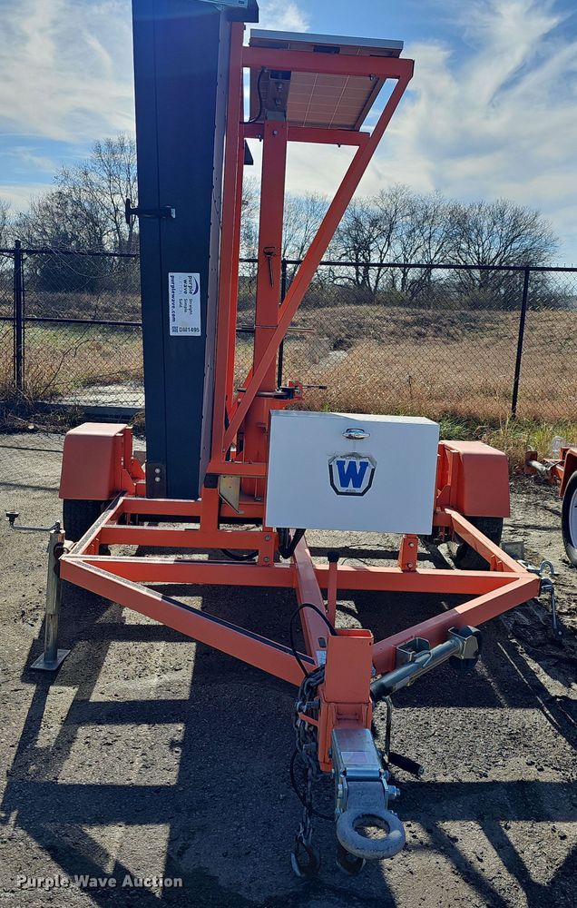 image for item DM1495 2012 Wanco WTMMB  portable road sign