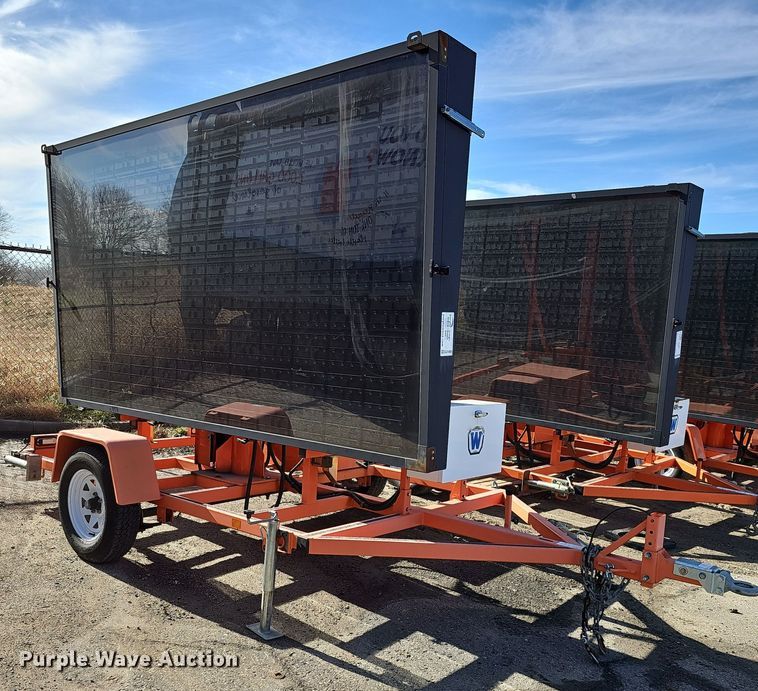 image for item DM1495 2012 Wanco WTMMB  portable road sign