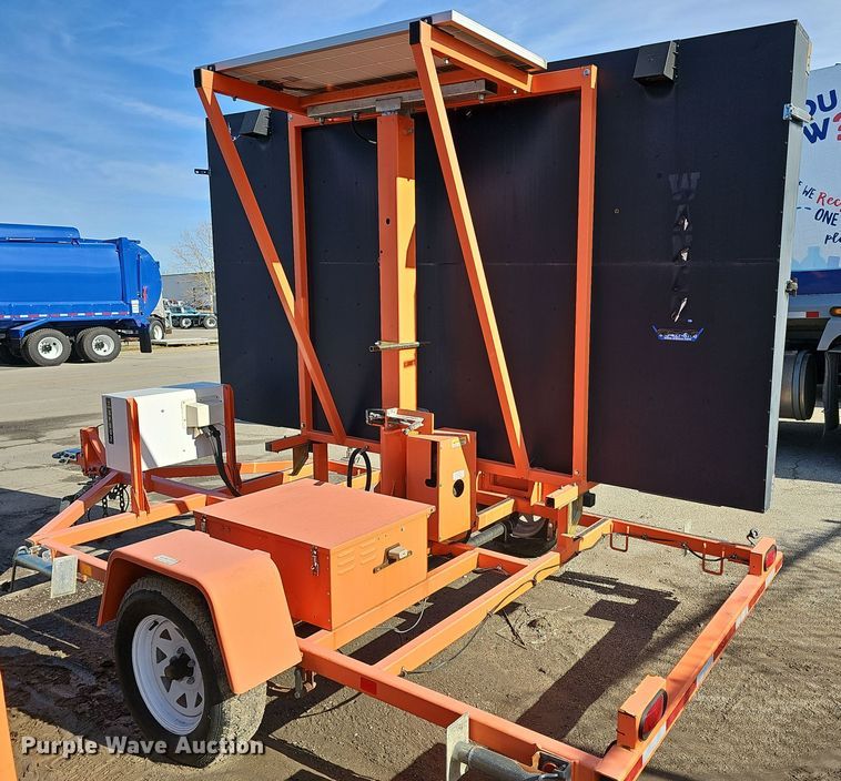 image for item DM1495 2012 Wanco WTMMB  portable road sign