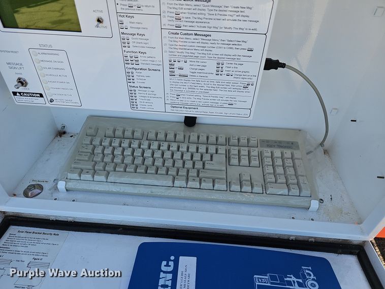 image for item DM1495 2012 Wanco WTMMB  portable road sign