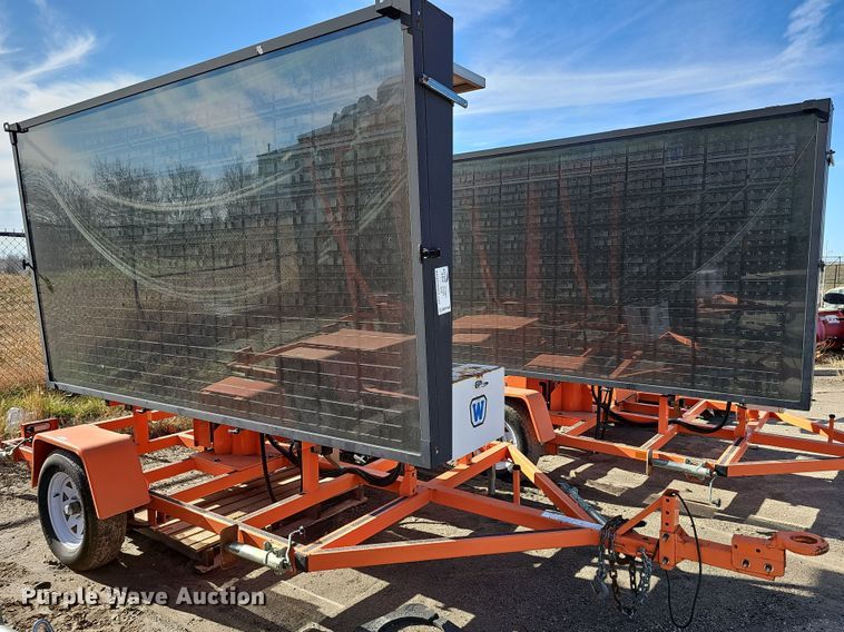 image for item DM1496 2010 Wanco WTMMB  message board trailer