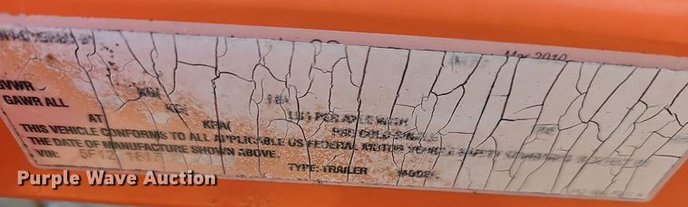 image for item DM1496 2010 Wanco WTMMB  message board trailer