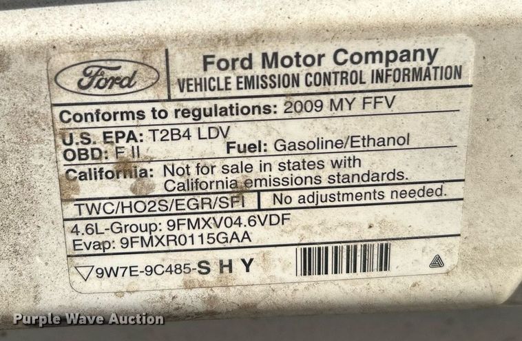 image for item DN0648 2009 Ford Crown Victoria Police Interceptor