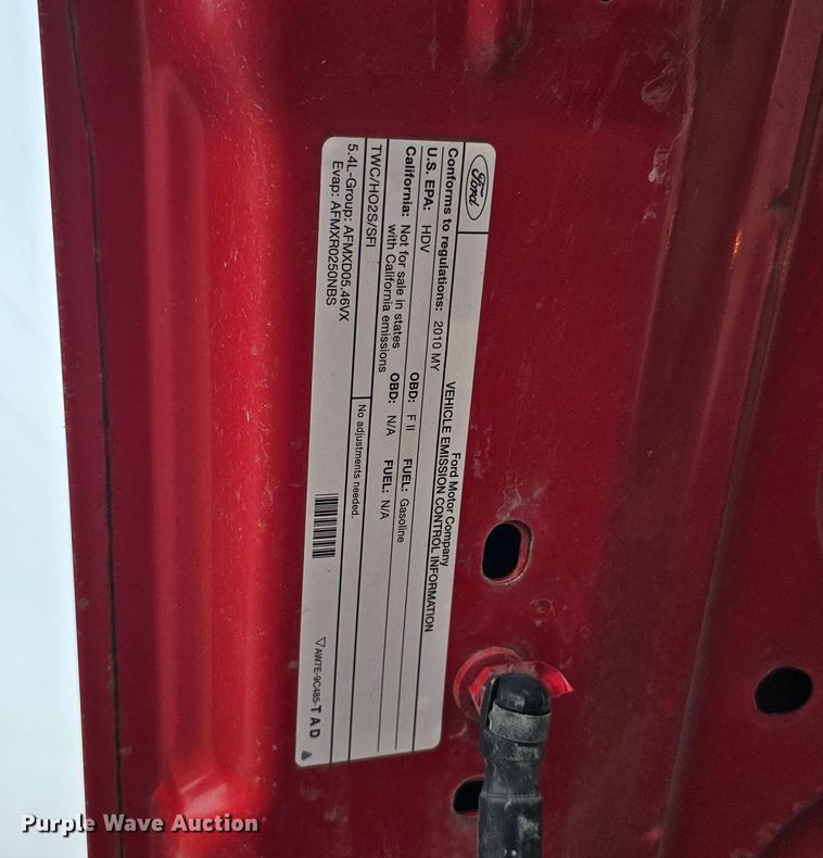 image for item DQ8567 2010 Ford F250 Super Duty  pickup truck