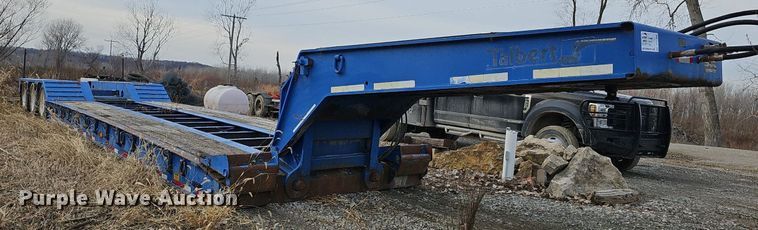 image for item DR5943 1999 Talbert T3DW50SAHRG1T1  lowboy equipment trailer