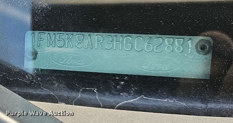 image for item DR5972 2017 Ford Explorer Police Interceptor  SUV