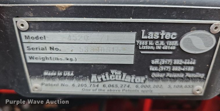 image for item DR5980 2015 Lastec 4520 Articulator  ZTR lawn mower