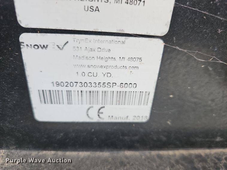 image for item DR5981 2018 SnowEx Vee Pro 6000  spreader