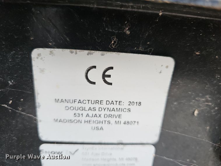 image for item DR5981 2018 SnowEx Vee Pro 6000  spreader