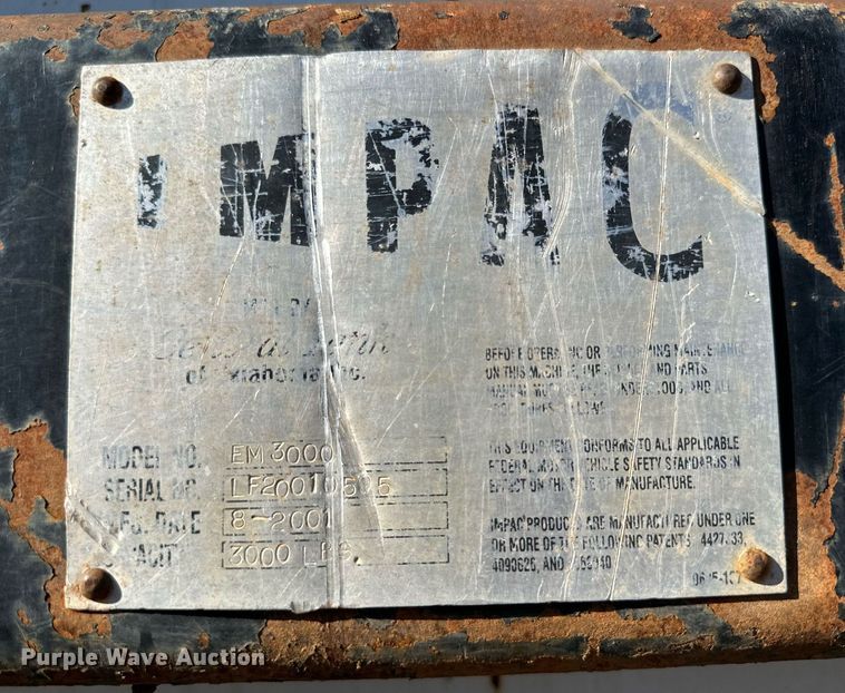 image for item IB9282 2002 International 4900  refuse truck