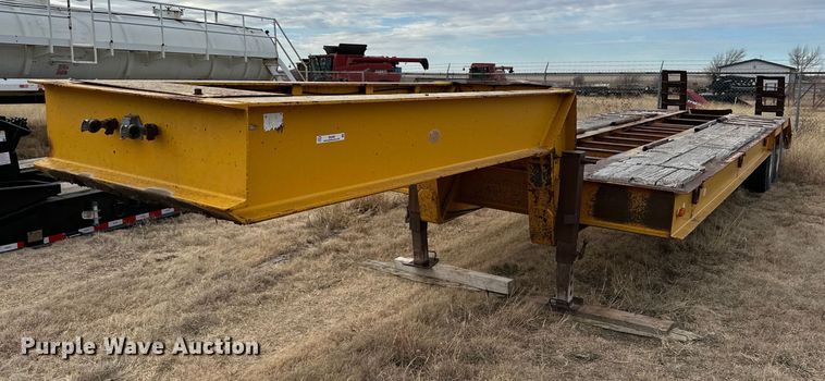 image for item IB9290 1985 Belshe  equipment trailer