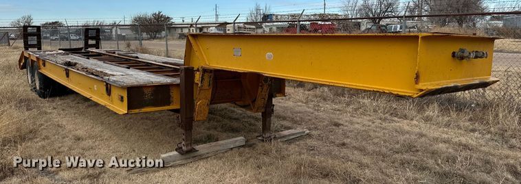 image for item IB9290 1985 Belshe  equipment trailer