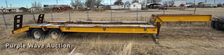 image for item IB9290 1985 Belshe  equipment trailer