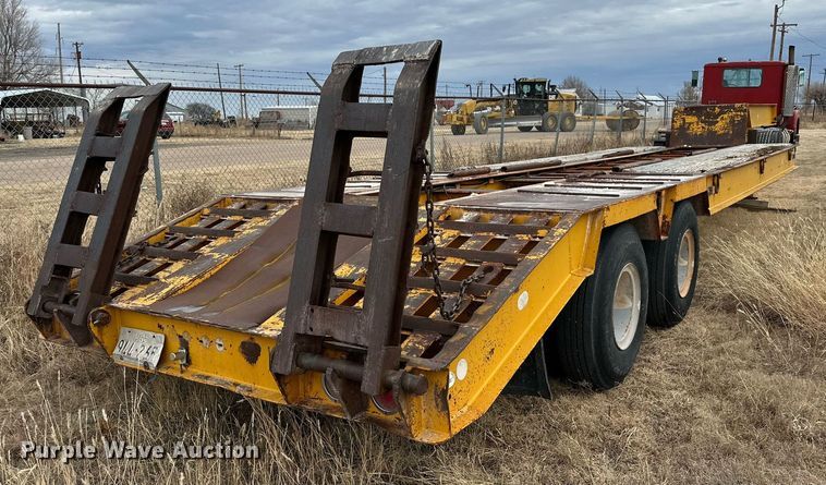 image for item IB9290 1985 Belshe  equipment trailer