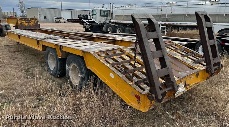 image for item IB9290 1985 Belshe  equipment trailer