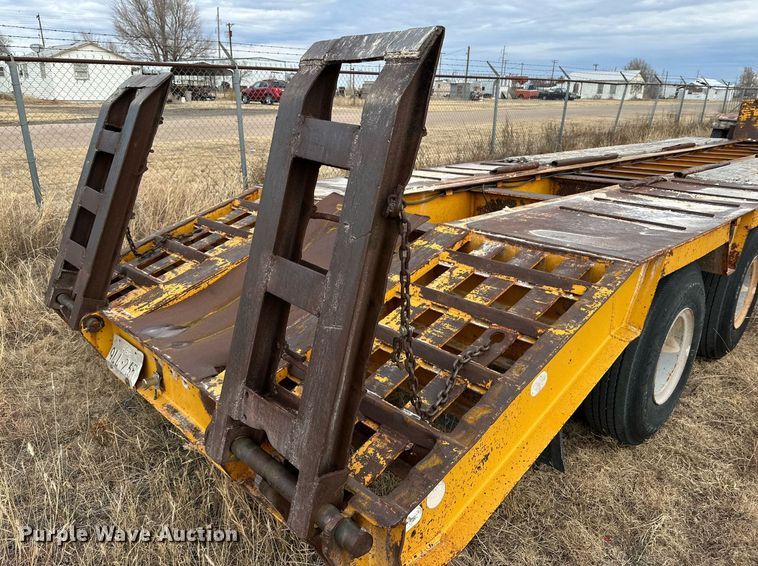 image for item IB9290 1985 Belshe  equipment trailer