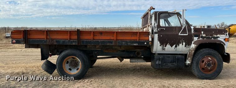 image for item IB9291 1986 GMC C6000  dump flatbed truck