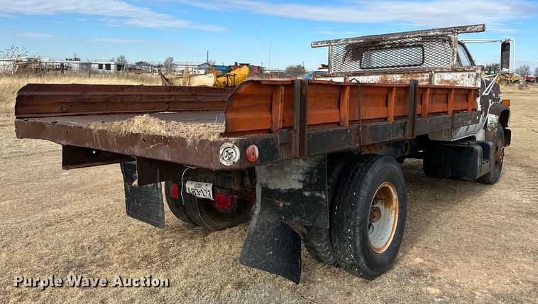 image for item IB9291 1986 GMC C6000  dump flatbed truck