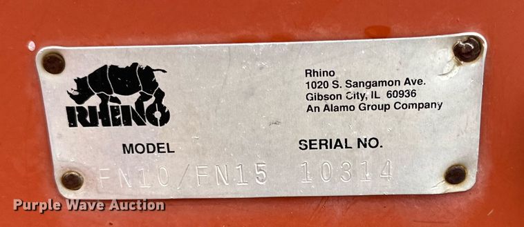 image for item IB9308 Rhino FN10/FN15  batwing rotary mower