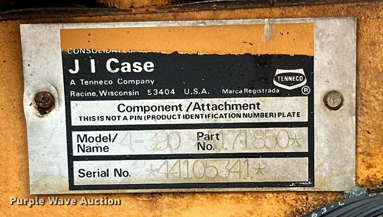 image for item IB9310 Case 580 Super E  backhoe