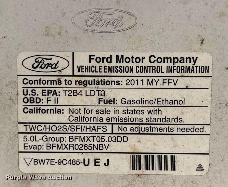 image for item IB9318 2011 Ford F150  pickup truck