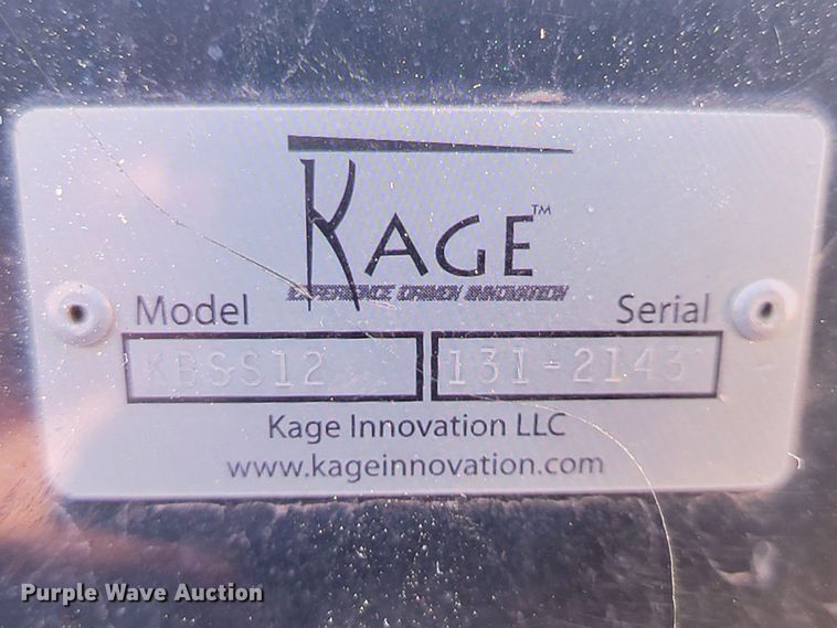 image for item KT9943 Kage KBSS12  wheel loader snow pusher