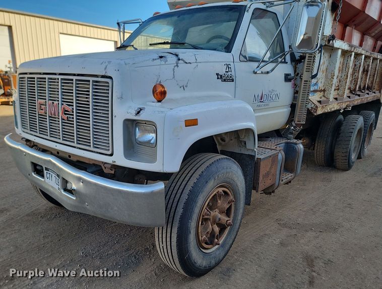 image for item KT9951 1990 GMC C7H064  dump truck