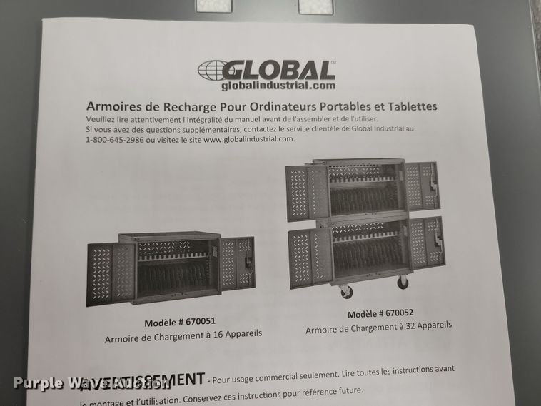 image for item LC9483 (2) Global 888CP103 security cabinets