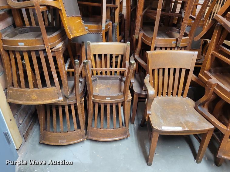 image for item LC9484 Approximately 27 wooden chairs