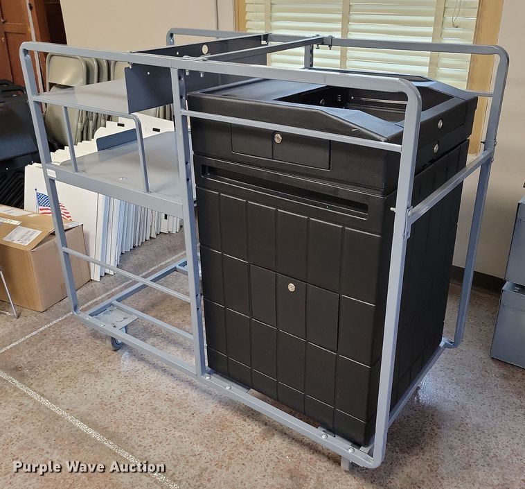image for item LC9489 (18) ballot box carts