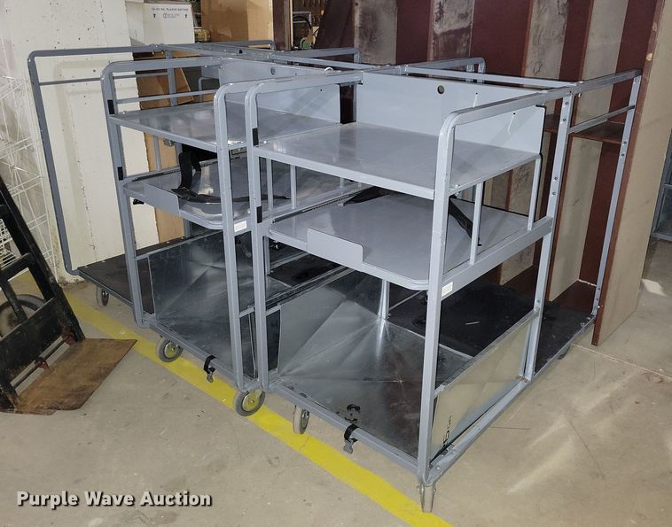 image for item LC9489 (18) ballot box carts