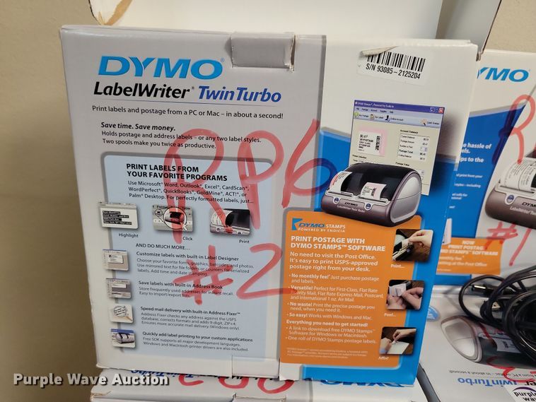 image for item LC9491 (15) Dymo Label Writer Twin Pro label makers