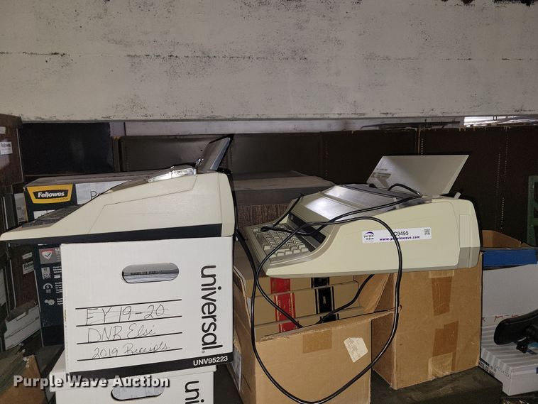 image for item LC9495 (2) Nakajima All Co. typewriters