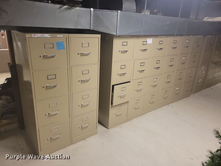 image for item LC9498 (8) file cabinets