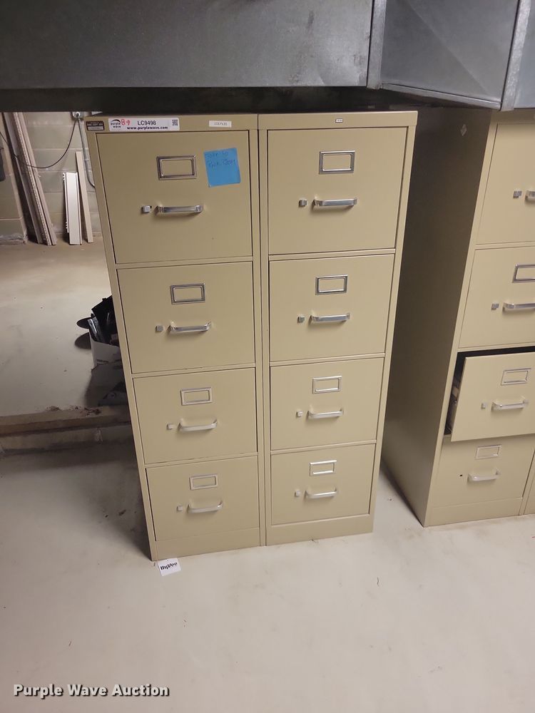 image for item LC9498 (8) file cabinets