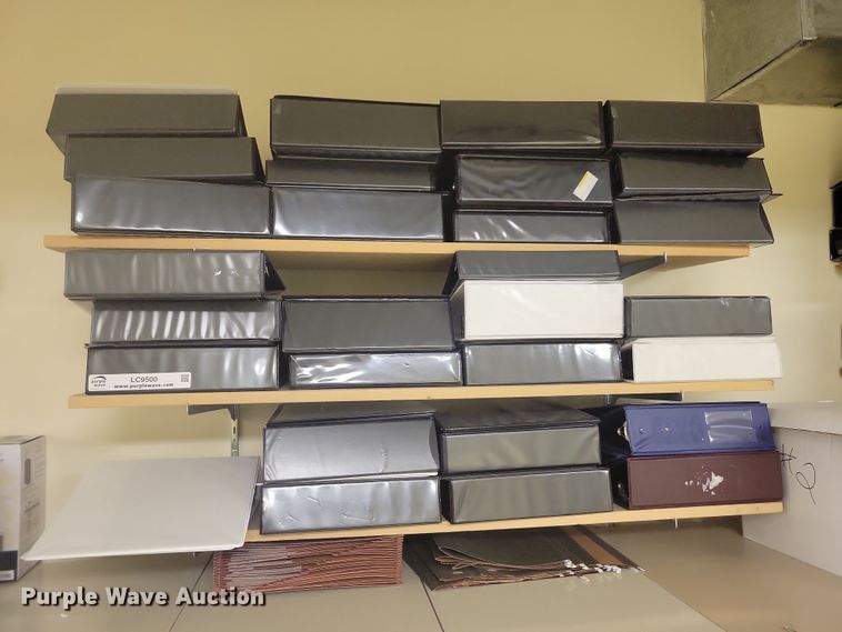 image for item LC9500 Approximately 200 three ring binders