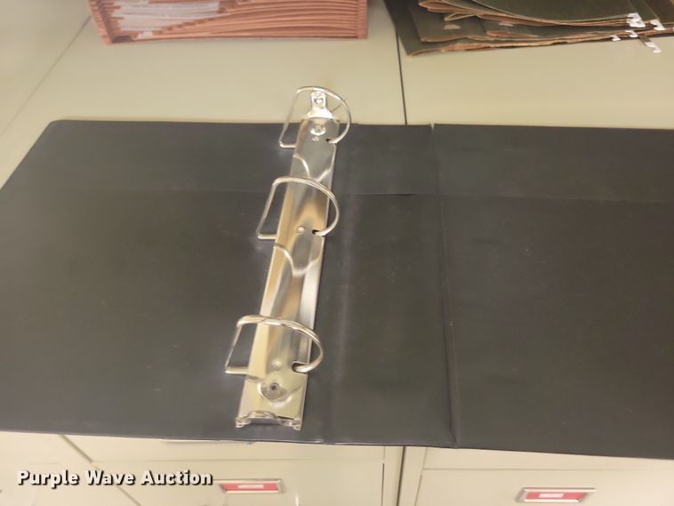 image for item LC9500 Approximately 200 three ring binders