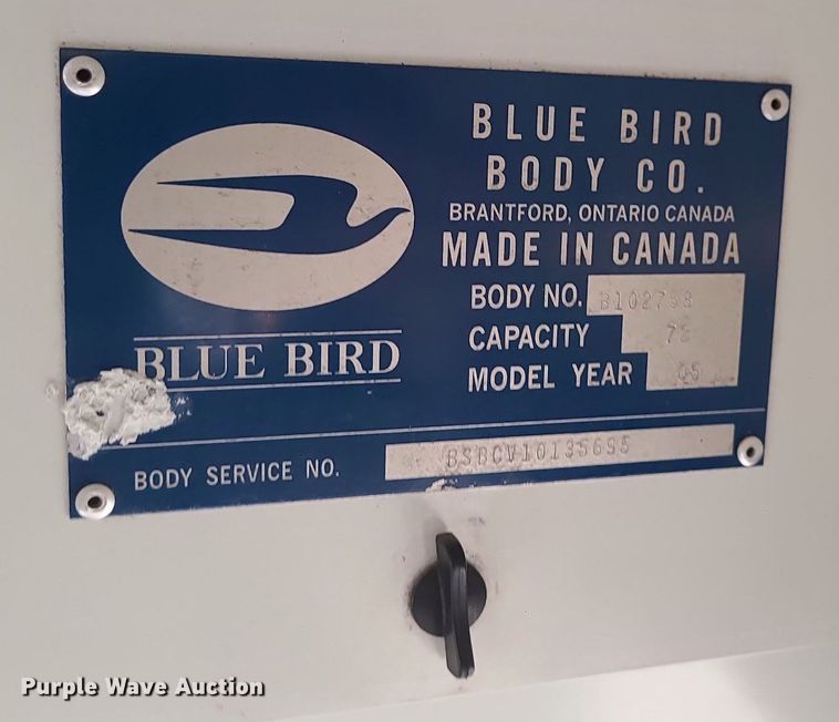 image for item LJ9458 2004 Blue Bird  school bus