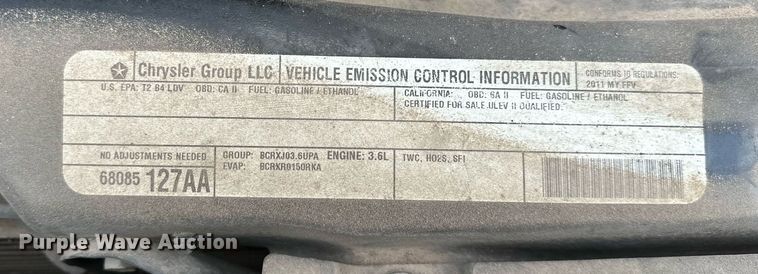 image for item LK9711 2011 Dodge Grand Caravan  handicap accessible van