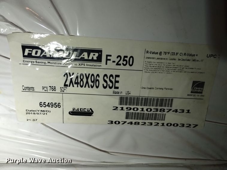 image for item LN9908 (192) Foamular F250 insulation boards