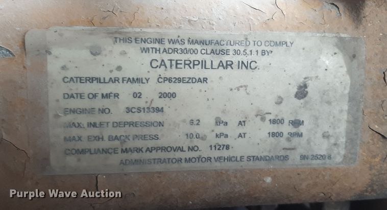 image for item LX9971 2000 Sterling L9500 dump truck