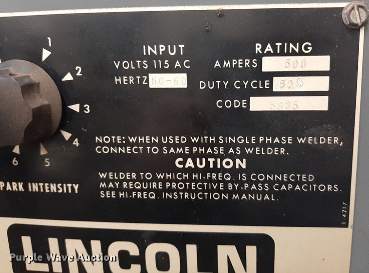 image for item LX9990 Lincoln Idealarc 250  welder