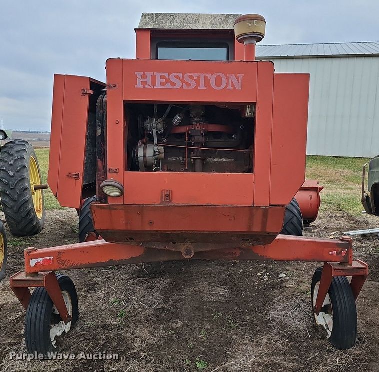 image for item NE9343 1982 Hesston 6450  swather / windrower