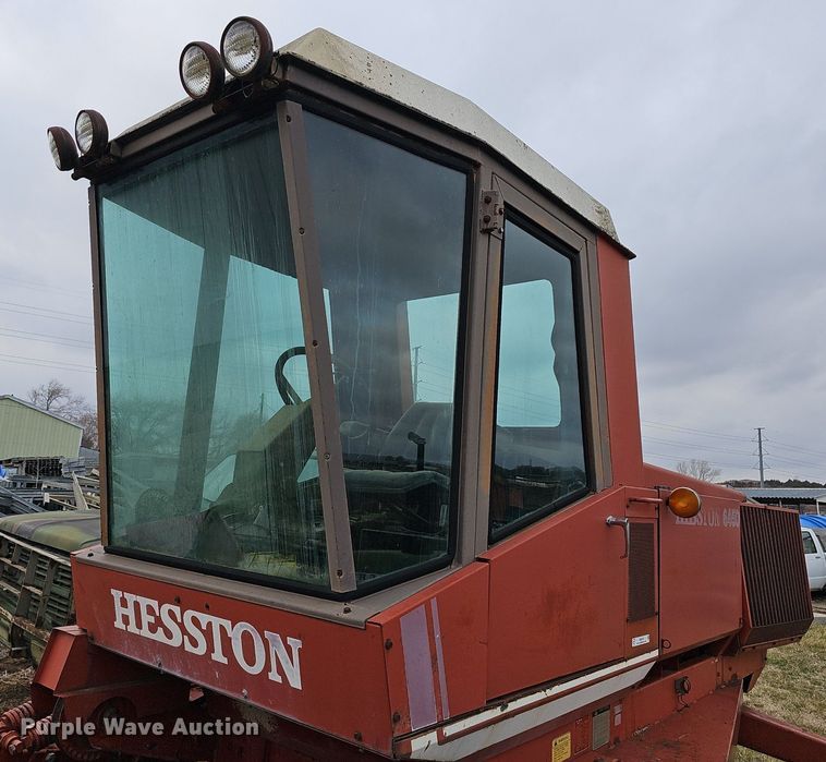 image for item NE9343 1982 Hesston 6450  swather / windrower