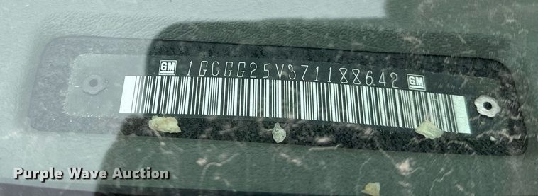 image for item NI9653 2007 Chevrolet Express 2500 van