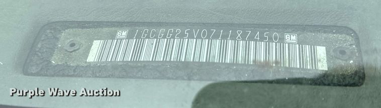 image for item NI9654 2007 Chevrolet Express 2500 van