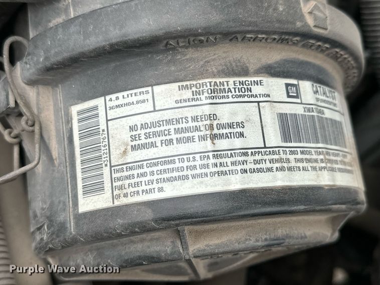 image for item NI9660 2003 Chevrolet  Express 2500 van