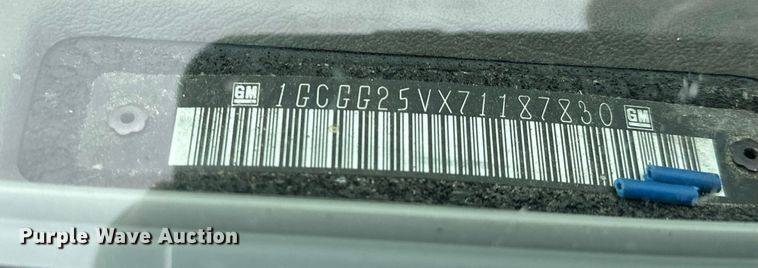 image for item NI9663 2007 Chevrolet Express 2500 van